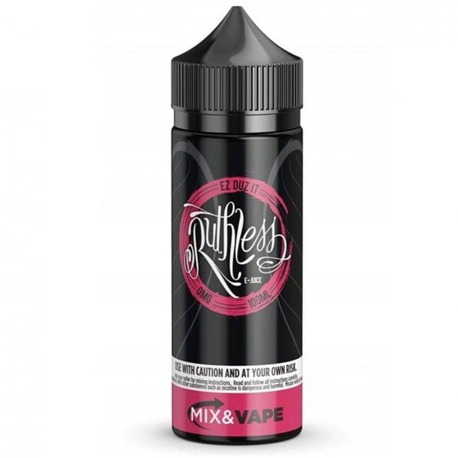 EZ Duz It Shortfill E-liquid by Ruthless 100ml