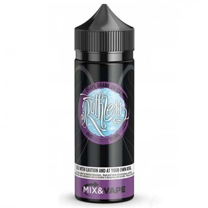 Grape Drank On Ice Shortfill E-liquid by Ruthless 100ml