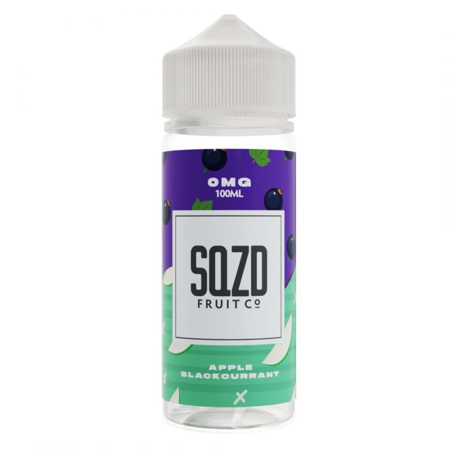 Apple Blackcurrant Shortfill E-liquid by SQZD Fruit Co 100ML