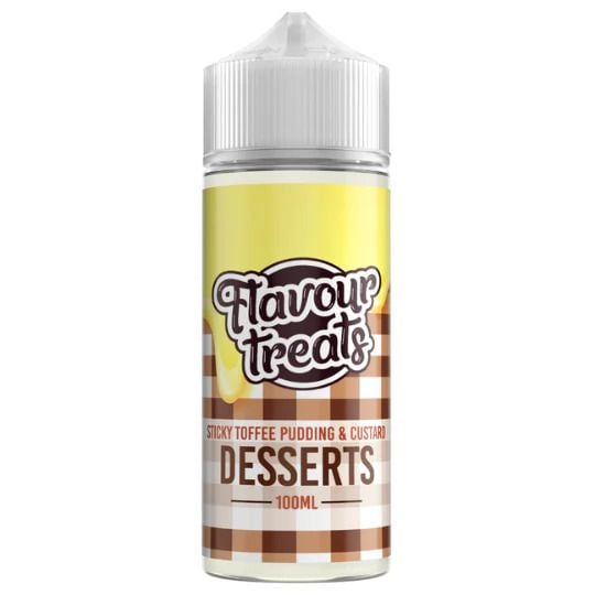 Sticky Toffee Pudding & Custard Shortfill E-liquid by Flavour Treats 100ML