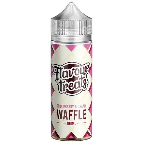 Strawberry & Cream Waffle Shortfill E-liquid by Flavour Treats 100ML