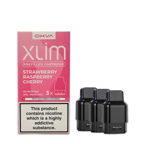 Oxva Xlim Pre-Filled Pods 2ml Strawberry Raspberry Cherry