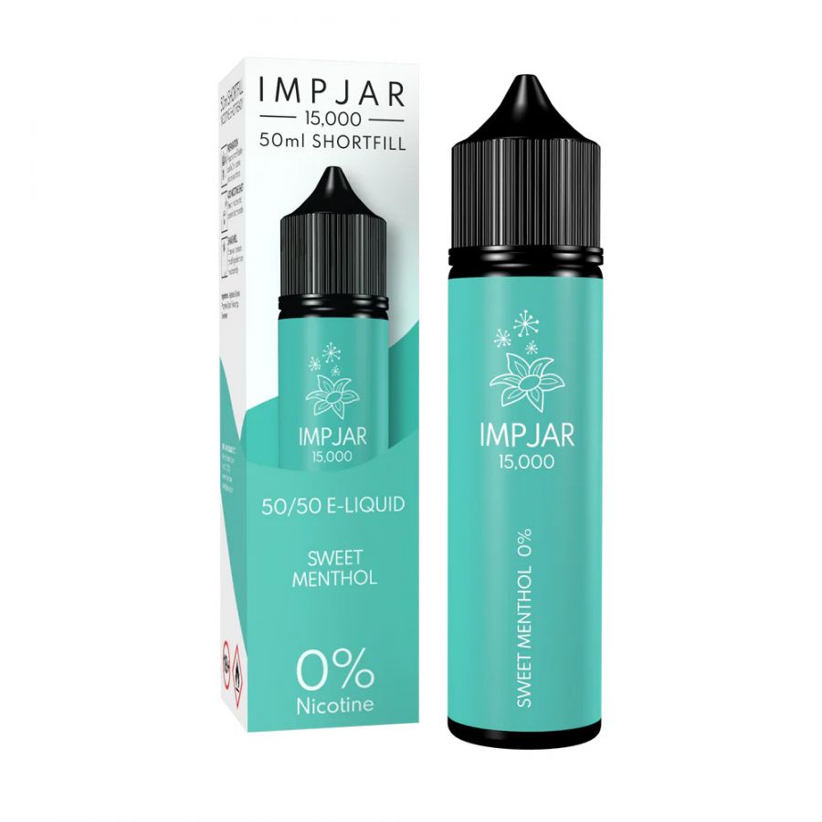 imp jar 15000 puffs 50ml shortfill eliquid sweet menthol