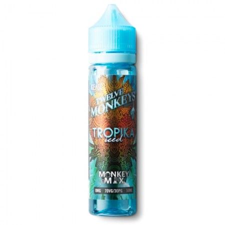 Twelve Monkeys Tropika Iced 50ml Shortfill E-Liquid Canadian