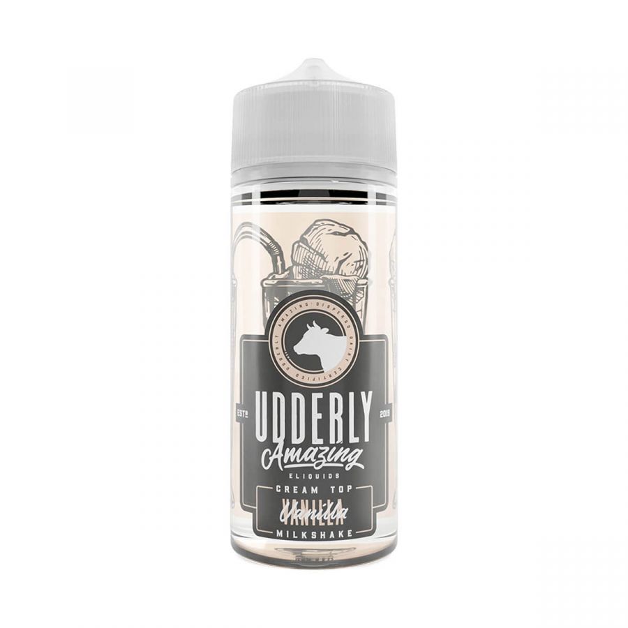 Vanilla Milkshake Shortfill E-liquid by Udderly Amazing 100ml