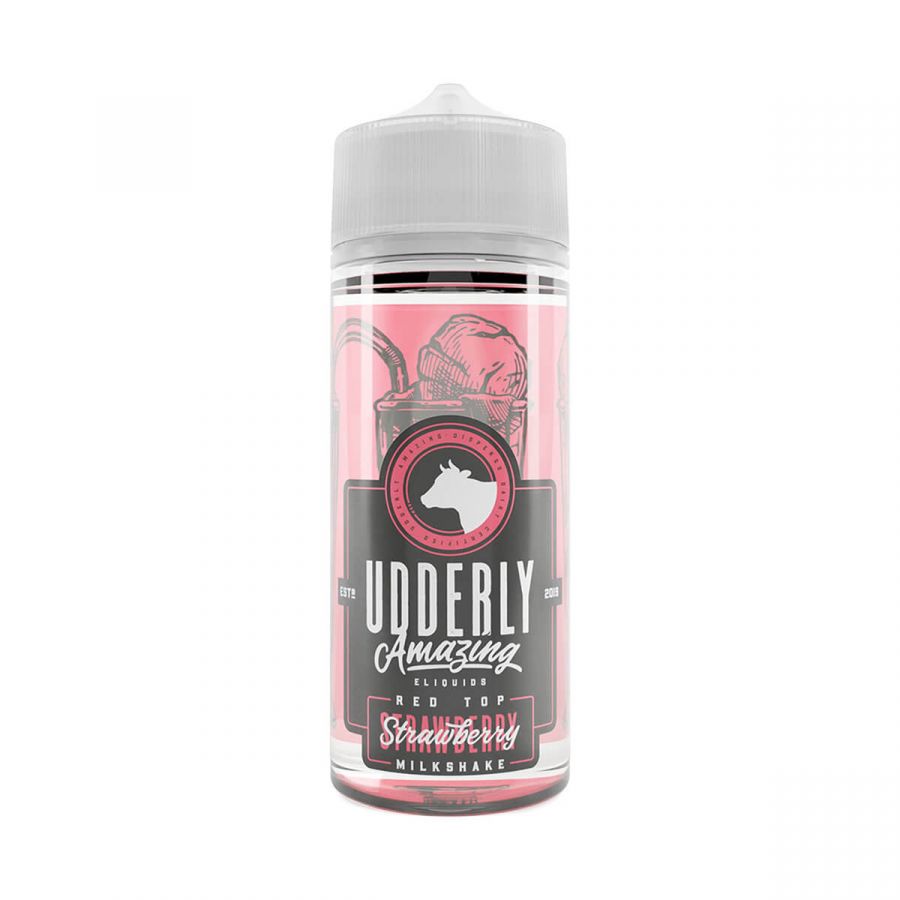 Strawberry Milkshake Shortfill E-liquid by Udderly Amazing 100ml