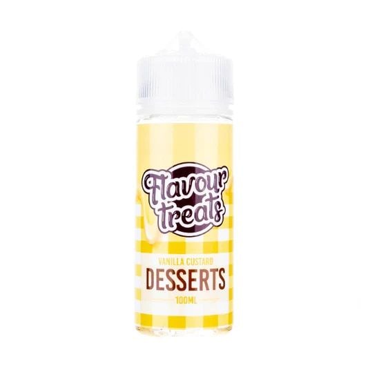 Vanilla Custard Desserts Flavour Treats 100ml E-Liquid 0mg no nicotine