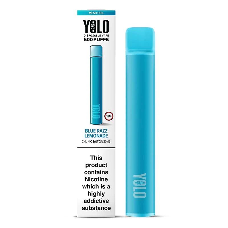 Blue Razz Lemonade YOLO M600 Disposable Vape