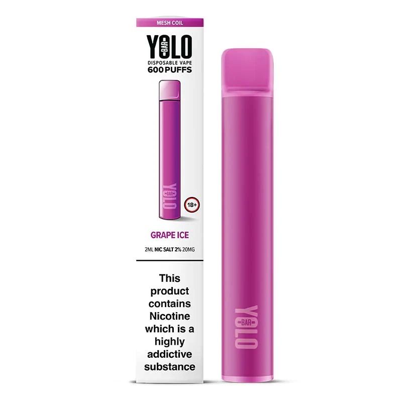 Grape Ice YOLO M600 Disposable Vape