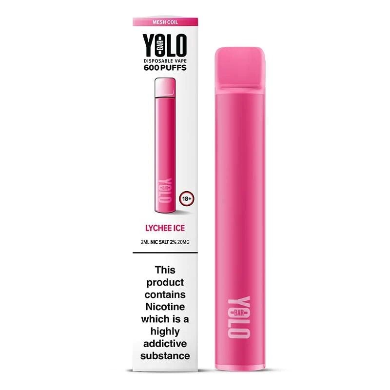 Lychee Ice YOLO M600 Disposable Vape