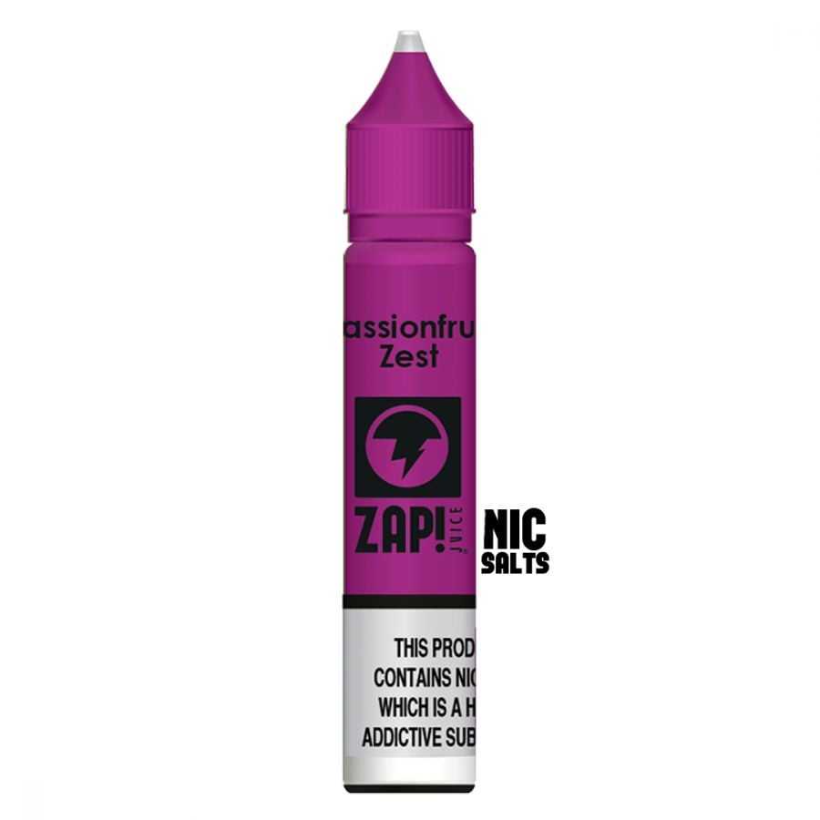 Zap! Juice Passionfruit Zest Nic Salt E-Liquid 10ml