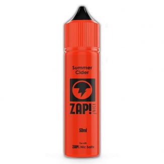Zap Summer Cider 50ml 0mg + Free Nic Salt Nicotine Shot