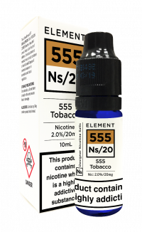 Elements Designer Nic Salts 555 Tobacco 10ml 