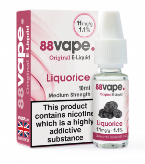 88Vape Liquorice E-Liquid 10ml
