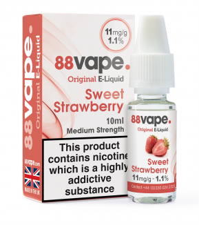 88Vape Sweet Strawberry E-Liquid 10ml