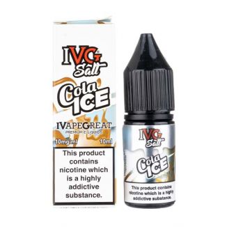 IVG Cola Ice Nic Salt E-Liquid I Vape Great 10ml 10mg 20mg