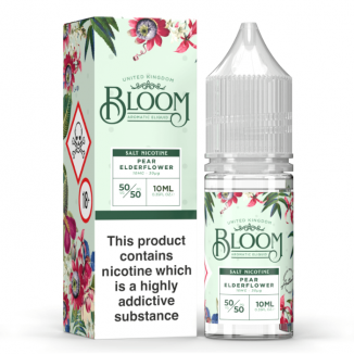 Bloom Aromatic E-Liquid Nic Salt 10ml Pear Elderflower