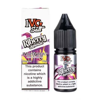 Riberry Lemonade IVG I Vape Great Nic Salt E-Liquid 10ml 10mg and 20mg