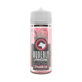 Strawberry Milkshake Shortfill E-liquid by Udderly Amazing 100ml
