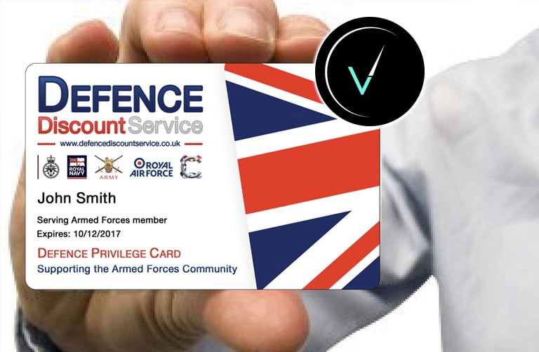 We now offer Defence Discount and Blue Lights service!