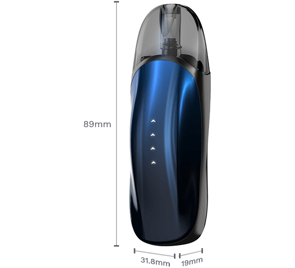 VAPORESSO ZERO 2 POD KIT DIMENSIONS